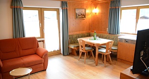 Appartement Kitzbühler Horn Essbereich